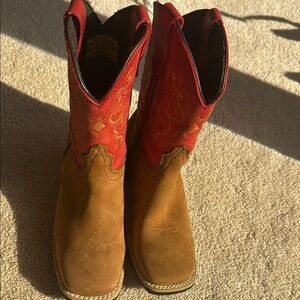 Boys Leather Cowboy Boots